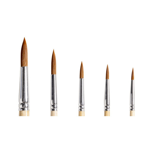 Qrea Pinceau Qrea poil synthétique set 5 largeurs
