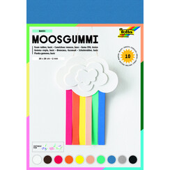 Mousse Folia Basic 20x29cm 10 couleurs