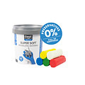 Creall Klei Creall supersoft rood/blauw/groen/geel/wit 450gr