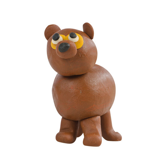 Creall Klei Creall supersoft rood/blauw/groen/geel/wit 450gr