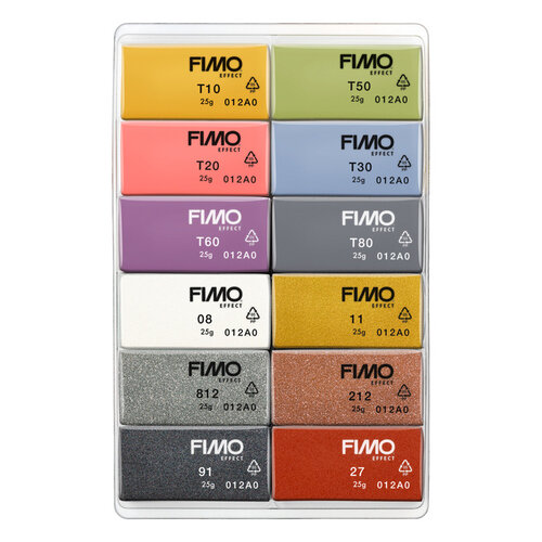 Fimo Staedtler Klei Fimo soft colour pak à 12 mode kleuren