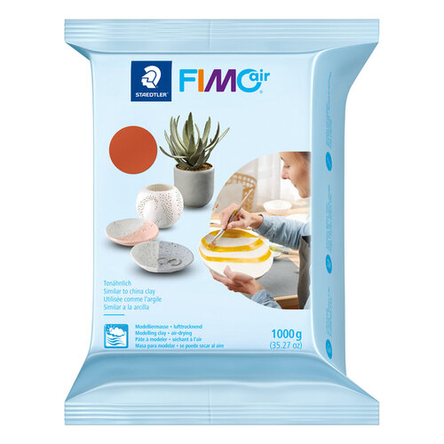 Fimo Staedtler Pâte à modeler Fimo Air 1000g terra cotta