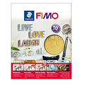 Fimo Staedtler Métal en feuille Fimo 14x14cm 10 feuilles or