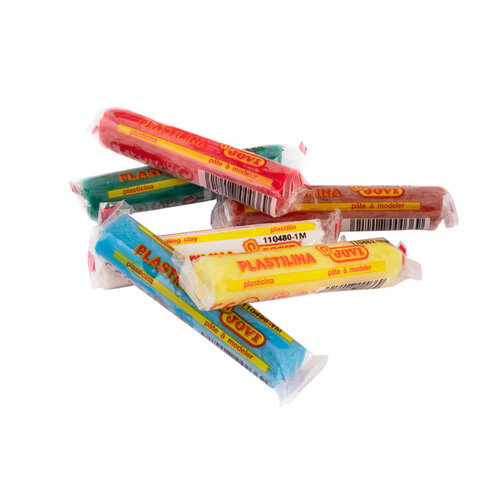JOVI Pâte à modeler Jovi Plastakina 15g couleurs standard