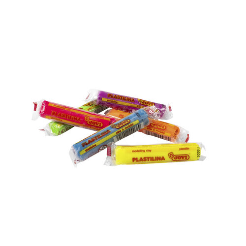 JOVI Pâte à modeler Jovi Plastalina 15g néon assorti