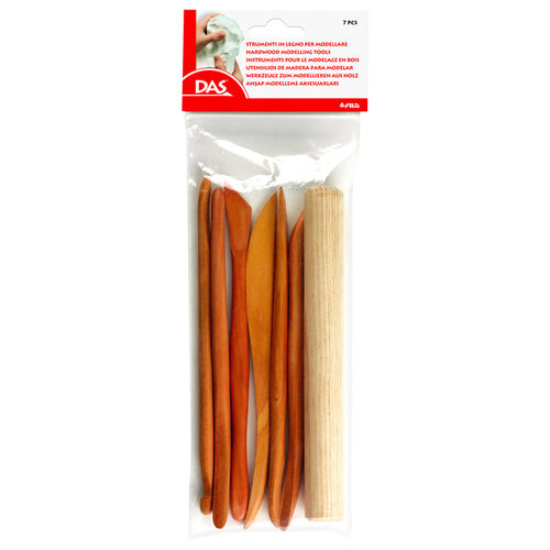 Das Kleigereedschap DAS hout 7-delig
