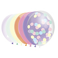 Haza Ballon Haza uni 30cm 10 pièces pastel assorti