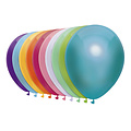 Haza Ballon Haza uni 30cm 50 pièces couleur métallique assorti