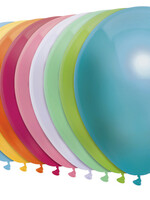 Haza Ballon Haza uni 30cm 50 stuks metallic assorti