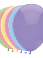 Haza Ballon Haza uni 30cm 100 stuks pastel assorti