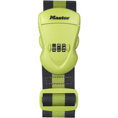 Kofferriem Master Lock cijferslot groen/zwart