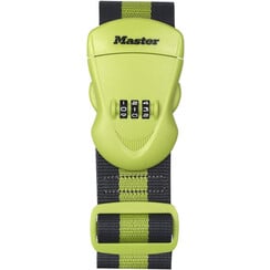 Sangle pour bagages MasterLock combinaison programmable vert/noir