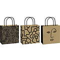Stewo Sac cadeau Stewo Mindful 20x20x8cm set 3 motifs