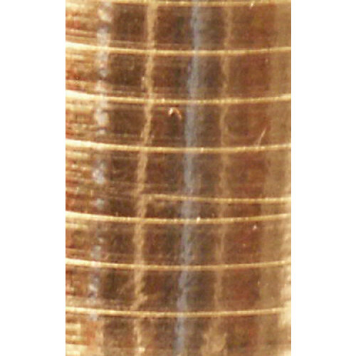 Haza Ruban cadeau Haza 250mx5mm or métallique