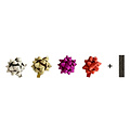 Haza Rozetten Haza 50mm glitter assorti