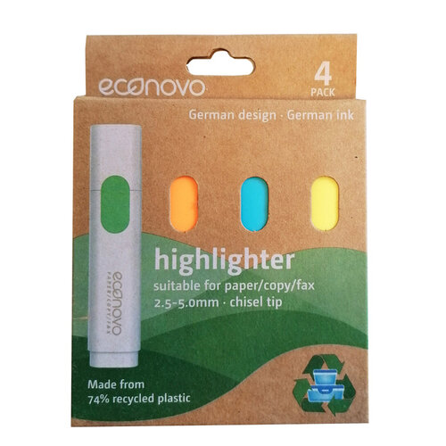 Econovo Markeerstift Econovo assorti blister à 4 stuks