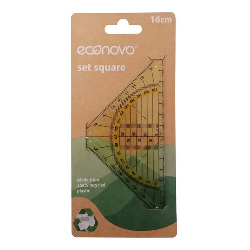 Econovo Equerre géométrique Econovo 16cm blister 1 pièce