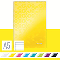 Leitz Cahier Leitz WOW A5 160 feuilles 90g ligné jaune