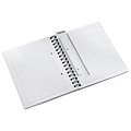 Leitz Cahier de notes Leitz WOW A5 ligné spirale PP blanc