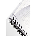 Leitz Cahier de notes Leitz WOW A5 ligné spirale PP blanc