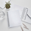 Leitz Cahier de notes Leitz WOW A5 ligné spirale PP blanc