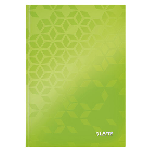 Leitz Notitieboek Leitz WOW A5 160blz 90gr lijn groen