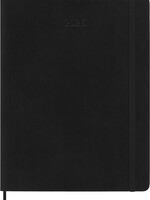 Moleskine Agenda 2026 Moleskine 12M Planner Weekly 7dagen/1pagina XL sc black