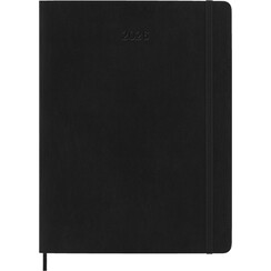 Agenda 2026 Moleskine Planner Weekly 12 mois 7 jours/1 page XL CS Black