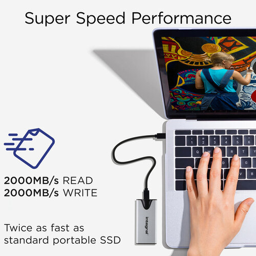 Integral SSD Integral SlimXpress Portable USB-C 2 To