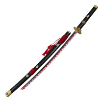 Zoro Enma Sword  One Piece Roronoa Zoro Enma Sword Yamato Black Anime  Katana Cosplays Replica - TrueKatana