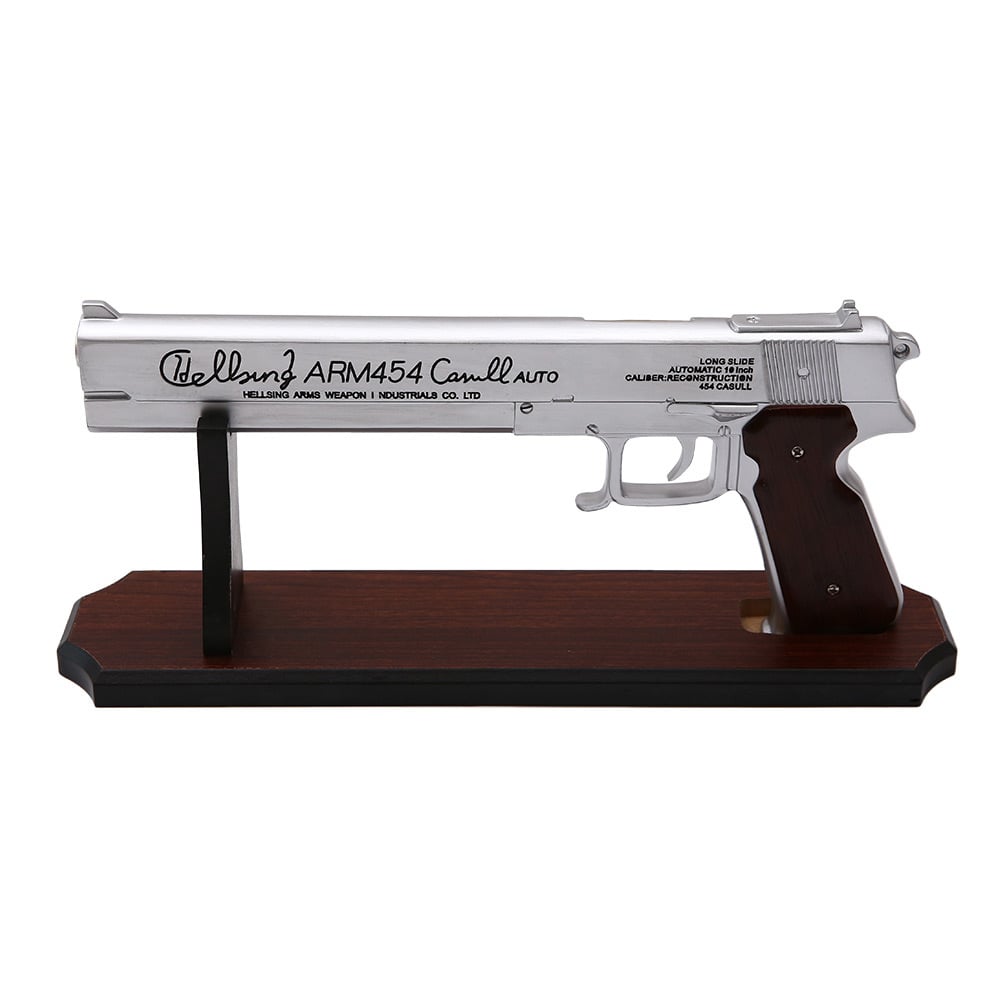 the first personal firearms wielded by Alucard.<br>The engraving on t...