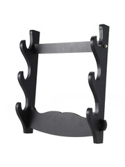 Zwaard Stand - Massief Houten Vloer Staande Mes Houder, Samurai Zwaard Houder Stand Bracket Rack Display, 7-laag Zwaard Katana Hanger Geschikt Voor Katana Wakizashi En Alle Soorten Zwaarden