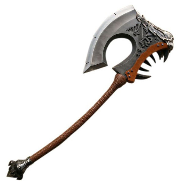 Replica Hellscream Two-Handed Battle Axe Gore