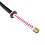 DEMON SLAYER - Kanao Tsuyuri Sword - Light Pink Nichirin Katana