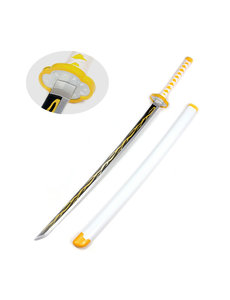DEMON SLAYER - Zenitsu Agatsuma - Yellow Nichirin Blade - WOODEN Blade
