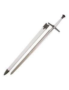 The Witcher TV Series - White Steel Sword of Geralt - Hard Scabbard