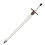 (PRE-ORDER) The Witcher TV Series - White Steel Sword of Geralt - Hard Scabbard (Available mid November)