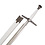 The Witcher TV Series - White Steel Sword of Geralt - Hard Scabbard