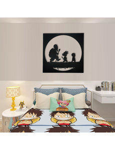 DRAGON BALL - Goku - Roshis Schildkröt Schule - Metall Wanddekoration 60cm