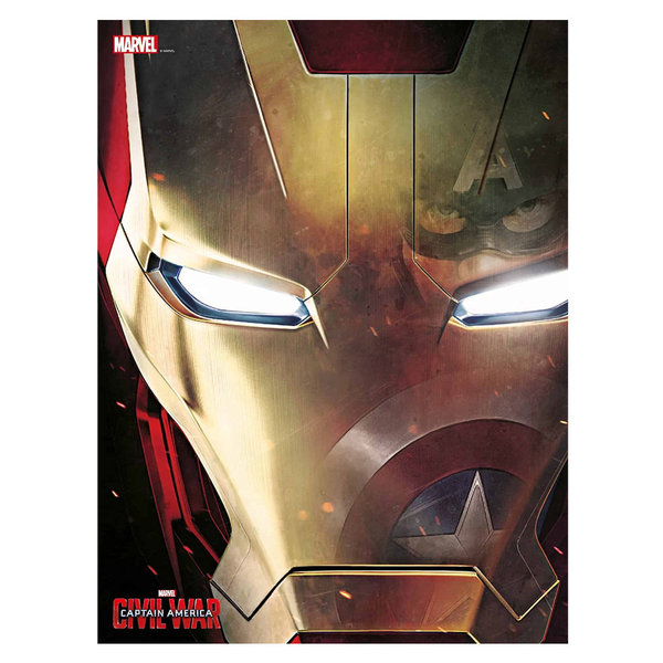 Avengers MARVEL - Iron Man - Civil War - Glasposter