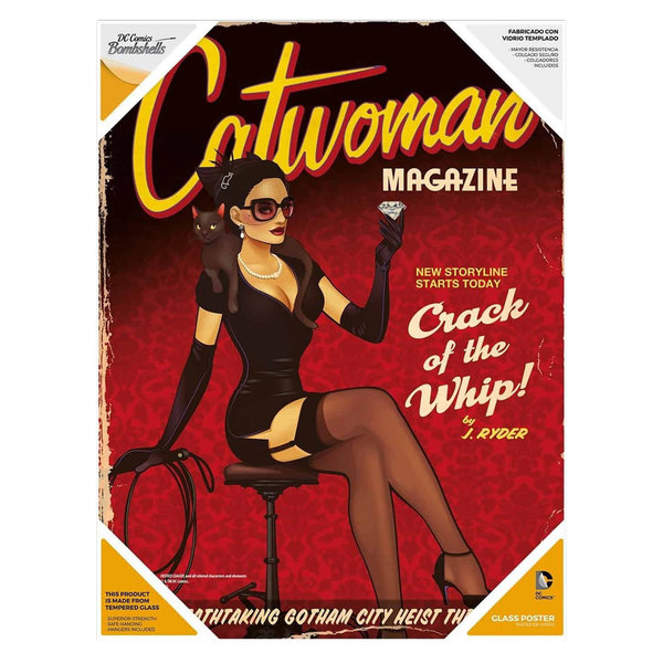 BATMAN DC Bombshells - Catwoman - Poster en verre