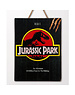 Doctor Collector Jurassic Park - WoodArts 3D - Houten wanddecoratie Logo 30 x 40 cm