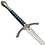 United Cutlery SEIGNEUR DES ANNEAUX - Épée de Gandalf - Glamdring 121 cm - United Cutlery