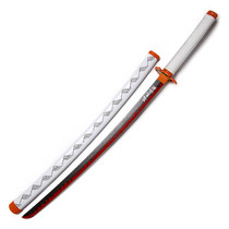 DEMON SLAYER - Kyojuro Rengoku - Red Nichirin Blade - WOODEN Blade