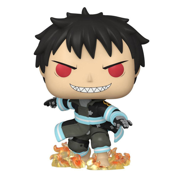 Funko POP Fire Force - Shinra avec le feu 9 cm