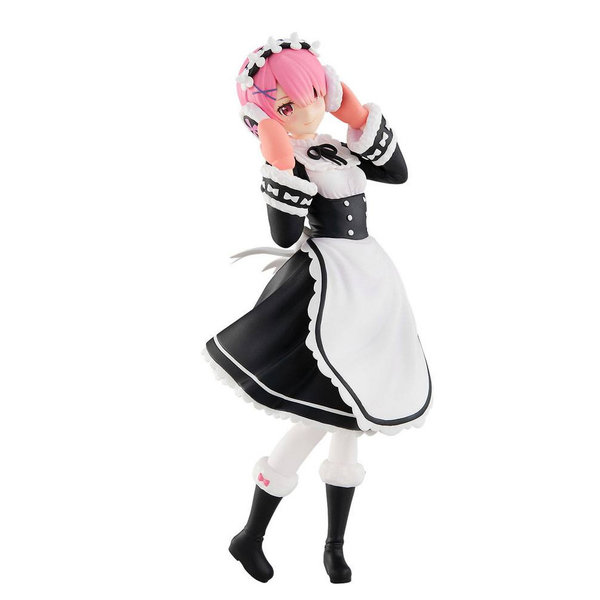 Good Smile Company Re: Zero Starting Life in Another World - Ram: Ice Season Ver - PVC Figuur Pop Up Parade 17 cm - Copy