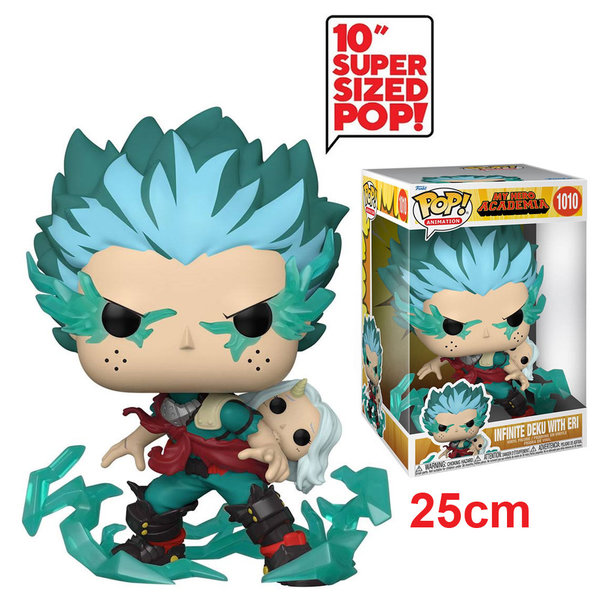 Funko My Hero Academia POP - Infinite Deku avec Eri - 25 cm Super Sized