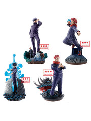 Megahouse Jujutsu Kaisen - Petitrama Série de figurines de collection 9 cm - Vol. 1 Assortiment (Ensemble complet de 4)