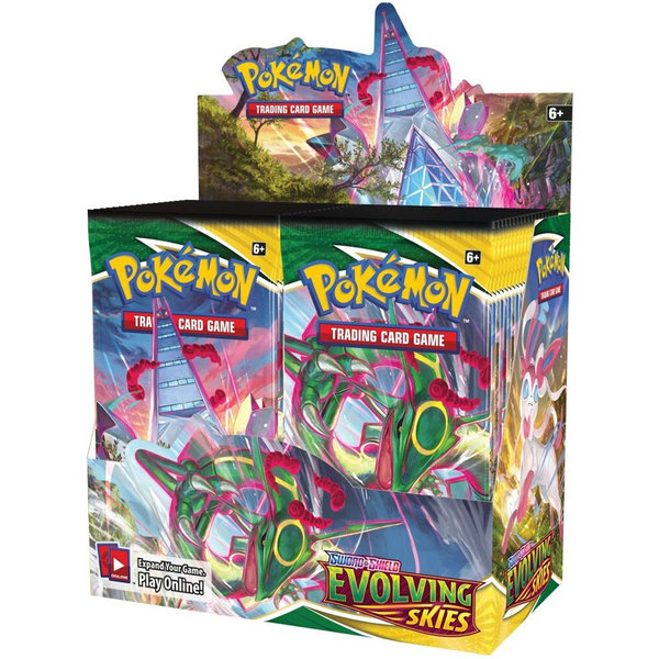 TPCi Pokemon - Schwert und Schild - Evolving Skies Boosterbox (36 Packungen) - Englisch