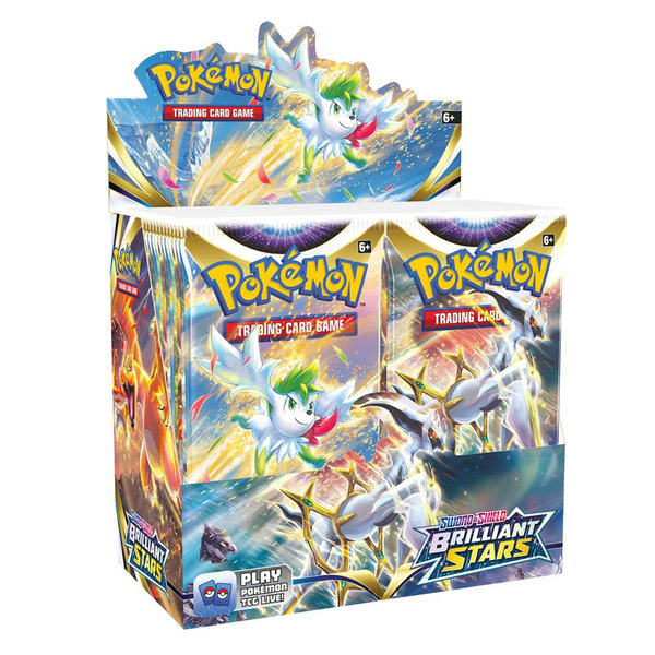 TPCi Pokemon - Epée et Bouclier - Boosterbox Brilliant Stars (36 packs) - Anglais